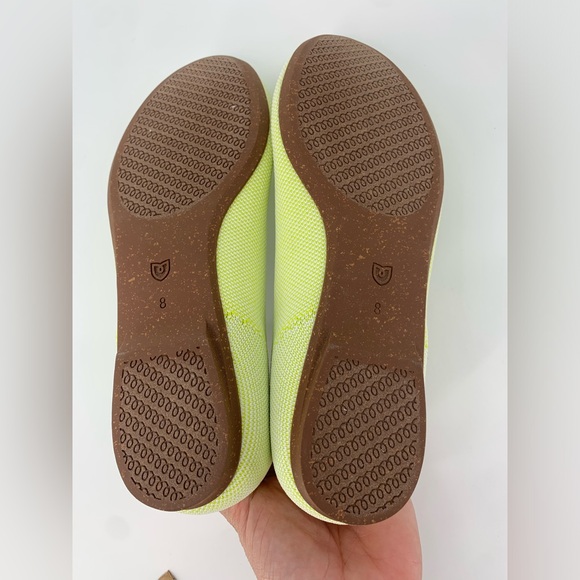 Rothy's Lime Green and Yellow Chartreuse Ballet Flats Size 8 - Picture 6 of 7
